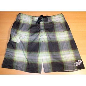 Mens O'Neill Drawstring Surf Swim Suit Board Beach Shorts Trunks Sz: 34 Pockets